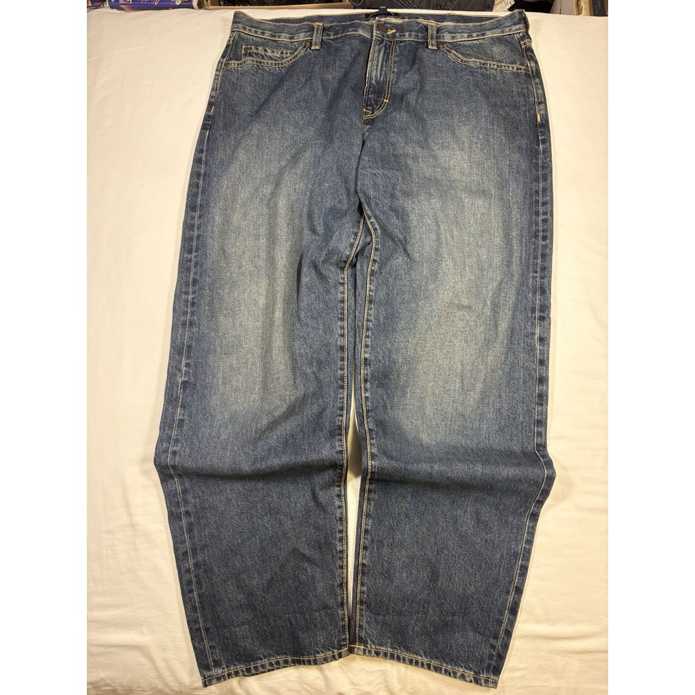 Banana Republic Heritage Selvedge Jeans Mens 38x32 Straight Fit Rinse Denim